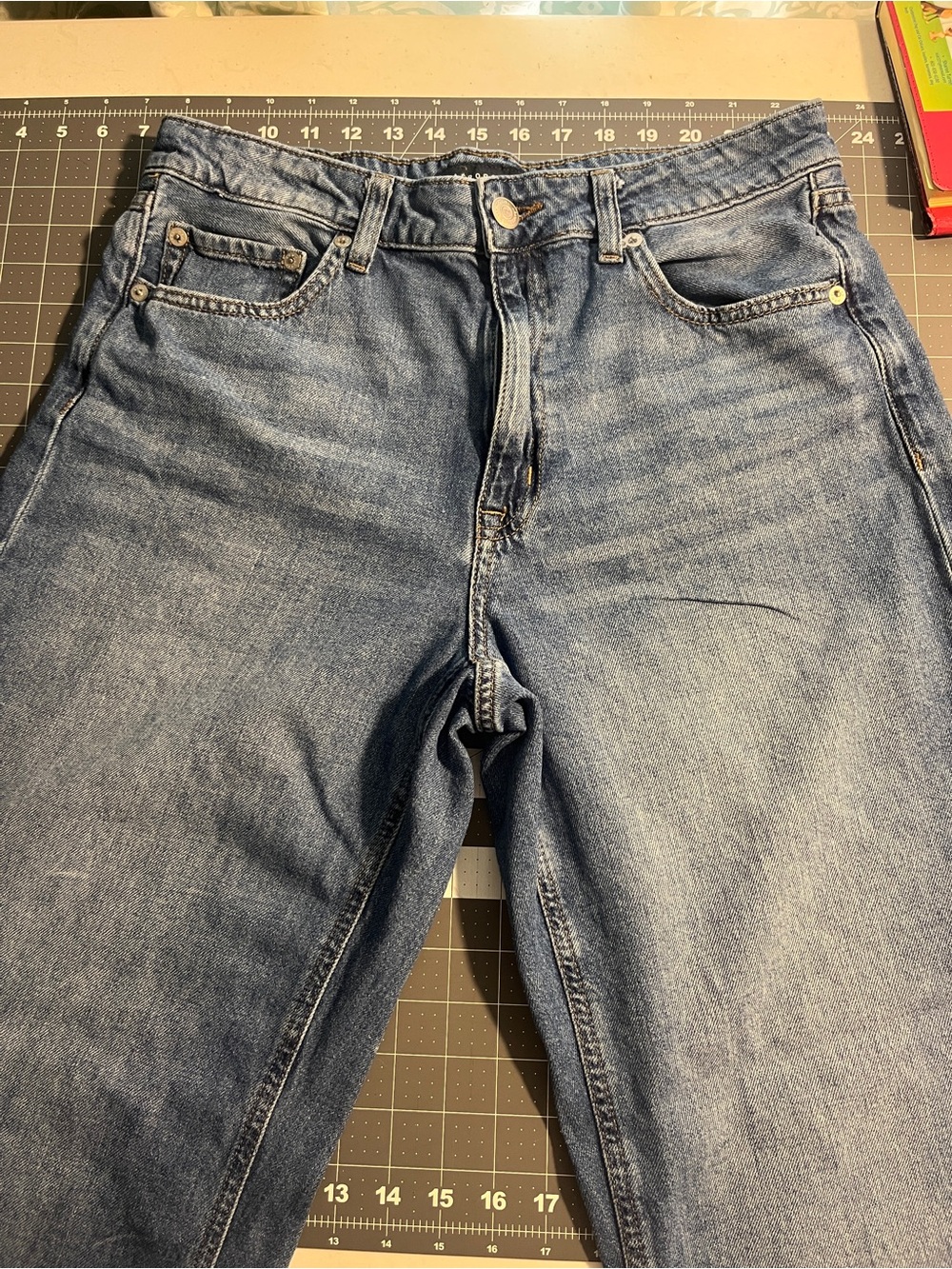 Aeropostale Women's Flare Jeans in Medium Blue Wash